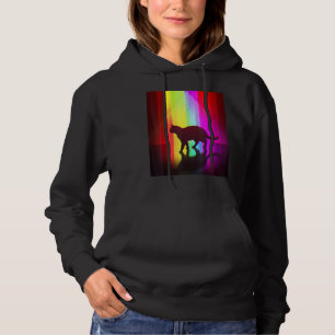 Trippy Surreal Cat Acidwave Aesthetic Surrealism R Hoodie