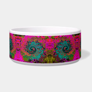 Trippy Turquoise Abstract Retro Liquid Swirl
