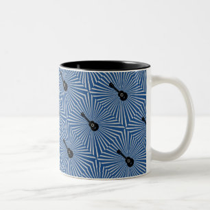 Trippy Ukulele Mug Blue