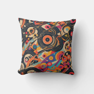 Trippy Vinyl Cushion