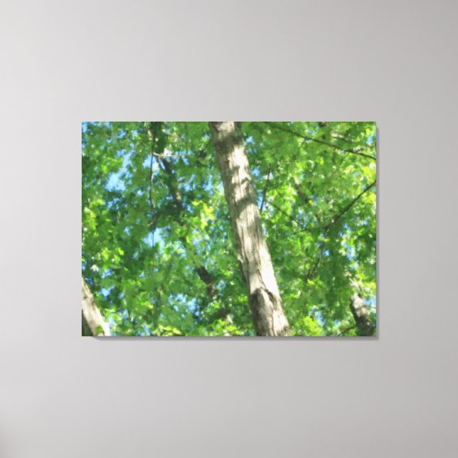 Triptych Forest Canvas Print (Front)