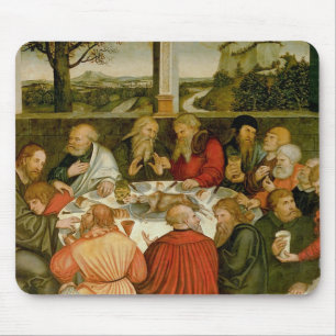 Triptych, left panel, Philipp Melanchthon Mouse Pad