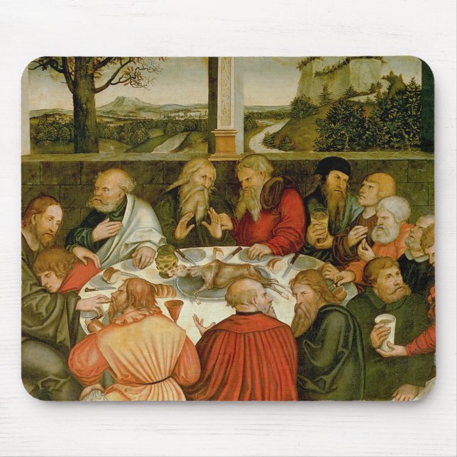 Triptych, left panel, Philipp Melanchthon Mouse Pad (Front)