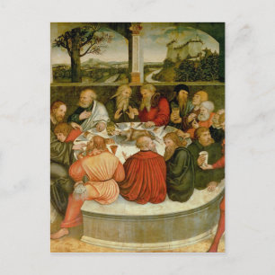 Triptych, left panel, Philipp Melanchthon Postcard