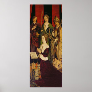 Triptych of Moses and the Burning Bush Poster