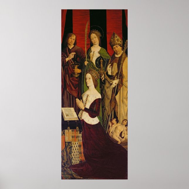 Triptych of Moses and the Burning Bush Poster (Front)