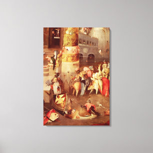 Triptych of the Temptation of St. Anthony Canvas Print