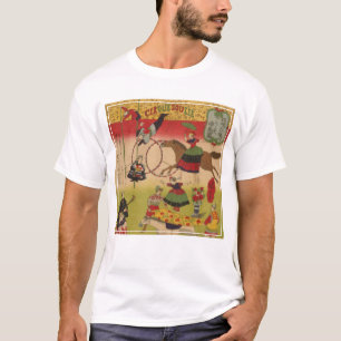 Triptych Print Shows Circus At Yasukuni Jinja T-Shirt