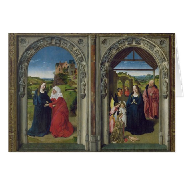 Triptych showing the Annunciation (Front Horizontal)