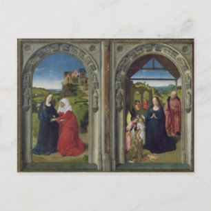 Triptych showing the Annunciation Postcard