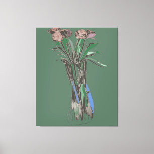 Triptych Wall Art ImperfectFlowers Still Bloom 