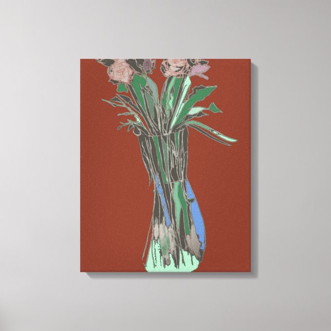 Triptych Wall Art ImperfectFlowers Still Bloom  (Front)