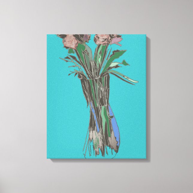 Triptych Wall Art ImperfectFlowers Still Bloom  (Front)