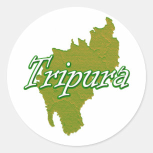 Tripura Classic Round Sticker