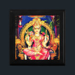 Tripura Sundari (Lalita) Gift Box<br><div class="desc">Tripura Sundari, also known as Rajarajeshvari, Shodashi, Kamakshi, and Lalita is a Hindu goddess, worshipped as a principal aspect of supreme goddess Mahadevi mainly venerated in Shaktism, the goddess-orientated sect of Hinduism. She is also one of the ten Mahavidyas. She is praised in many Shakta texts, with Lalita Sahasranama, Soundarya...</div>