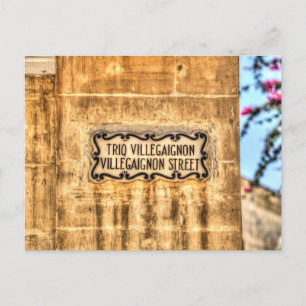 Triq Villegaignon Street Malta Postcard