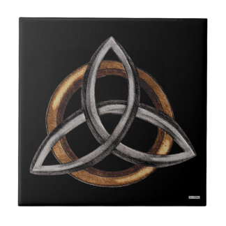 Triquetra (Brown/Silver) Tile