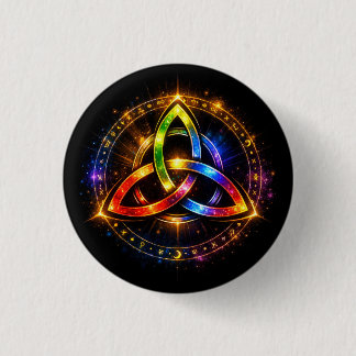 Triquetra_C 3 Cm Round Badge