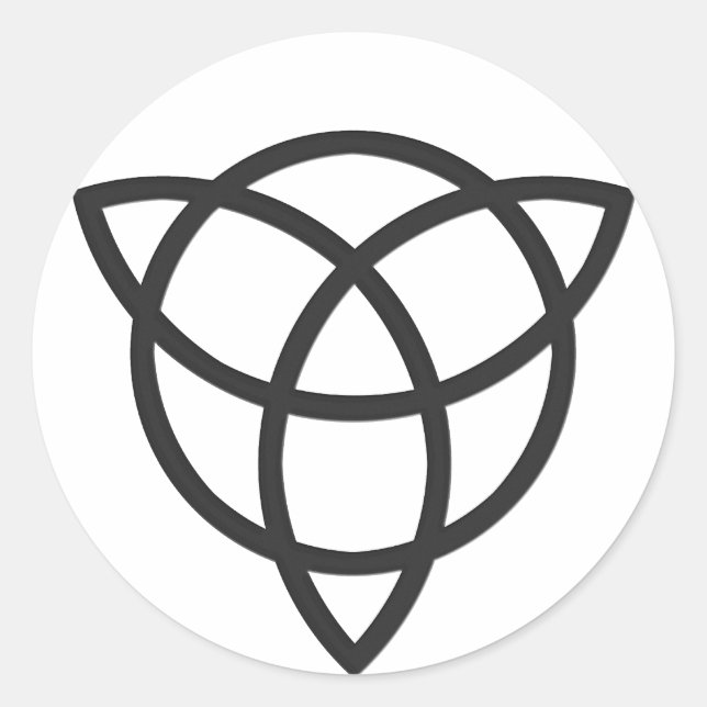 Triquetra Classic Round Sticker (Front)