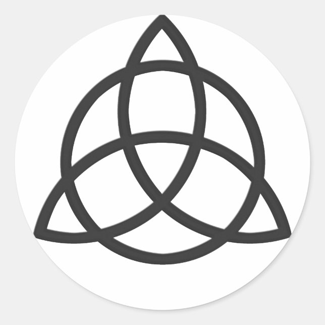 Triquetra Classic Round Sticker (Front)