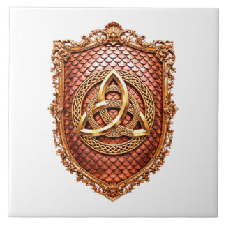 Triquetra Mystic Heraldic Tile