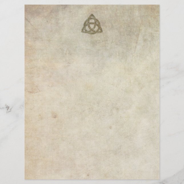 Triquetra Natural Custom Letterhead (Front)