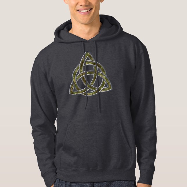 Triquetra Natural Hoodie (Front)