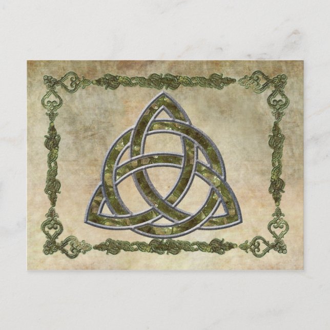 Triquetra Natural Postcard (Front)