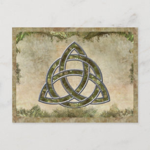Triquetra Natural Postcard