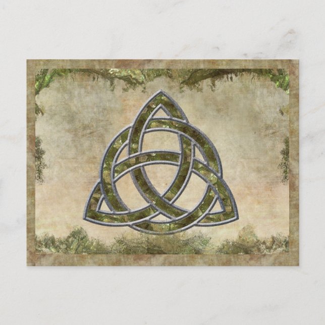 Triquetra Natural Postcard (Front)