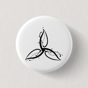 Triquetra Odin Norse Wicca Symbol 3 Cm Round Badge