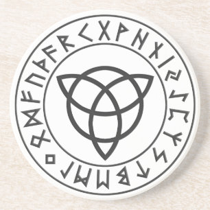 Triquetra Rune Shield Coaster