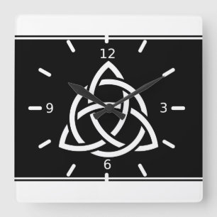 Triquetra Square Wall Clock