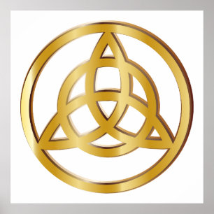 Triquetra symbol poster