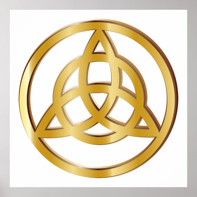 Triquetra symbol poster (Front)