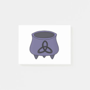 Triquetra Trinity Cauldron Post-it Notes