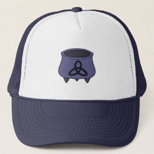 Triquetra Trinity Cauldron Trucker Hat