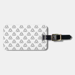 Triquetra Vesica Symbol Luggage Tag