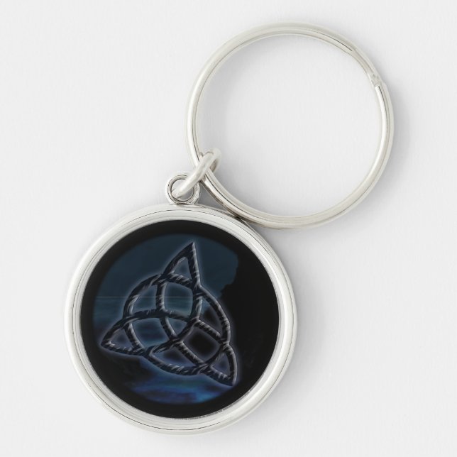 Triquetra Water Key Ring (Front)
