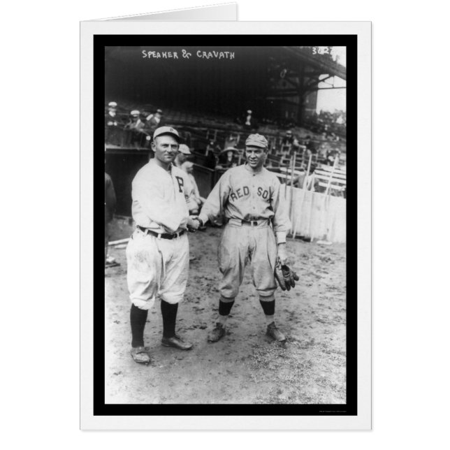 Tris Speaker Red Sox Baseball 1915 (Front)