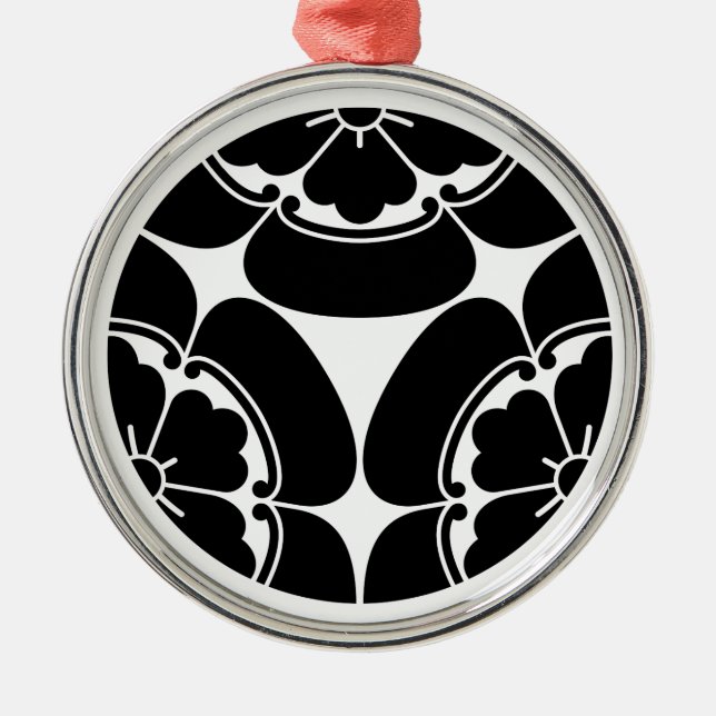 Trisected mokkos metal tree decoration (Front)