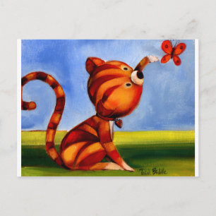 Trish Biddle Childrens Kitty 3 of 3 Postcard