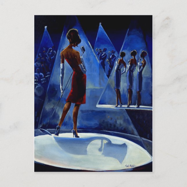 Trish Biddle Glammys Postcard (Front)