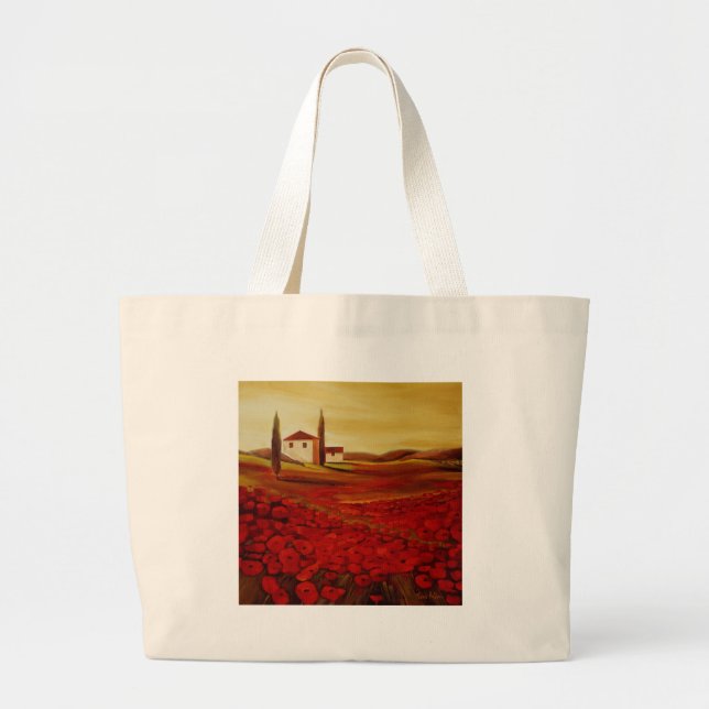 Trish Biddle Tuscany Series Large Tote Bag (Front)