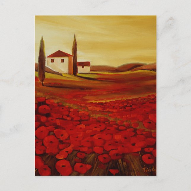 Trish Biddle Tuscany Series Postcard (Front)