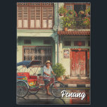 Trishaw Penang Malaysia Heritage Townhouse Travel Magnet<br><div class="desc">Penang, a vibrant state in Malaysia, is renowned for its rich cultural heritage, stunning landscapes, and culinary delights. Nestled along the northwest coast of Peninsular Malaysia, Penang consists of two main parts: Penang Island, home to the bustling city of George Town, and Seberang Perai on the mainland. George Town, a...</div>