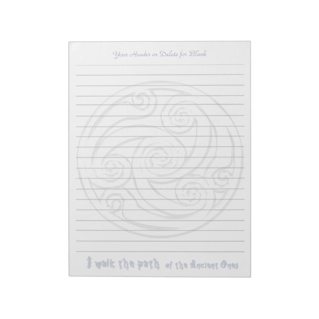 Triskel Notepad (Rotated)
