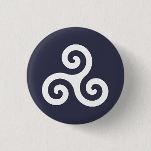 Triskele 3 Cm Round Badge