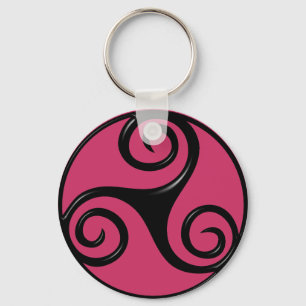 Triskelion Key Ring