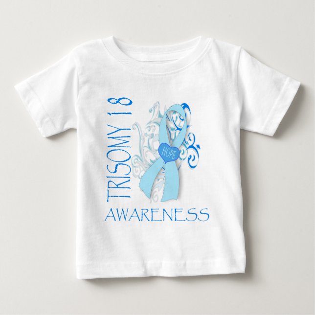 TRISOMY 18, TRISOMY 18 AWARENESS BABY T-Shirt (Front)